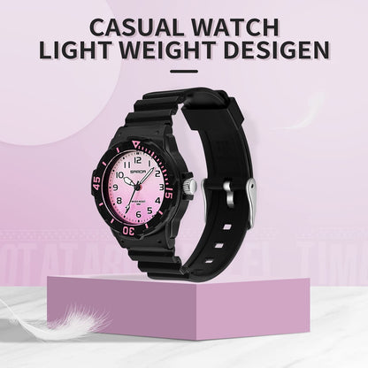 Findtime Women's Wrist Watches Nurse Watches with Second Hand for Women Waterproof Easy Read Dial Minimalist Basic Watch Luminous Nursing Watch for Women Gold Black Green White Pink