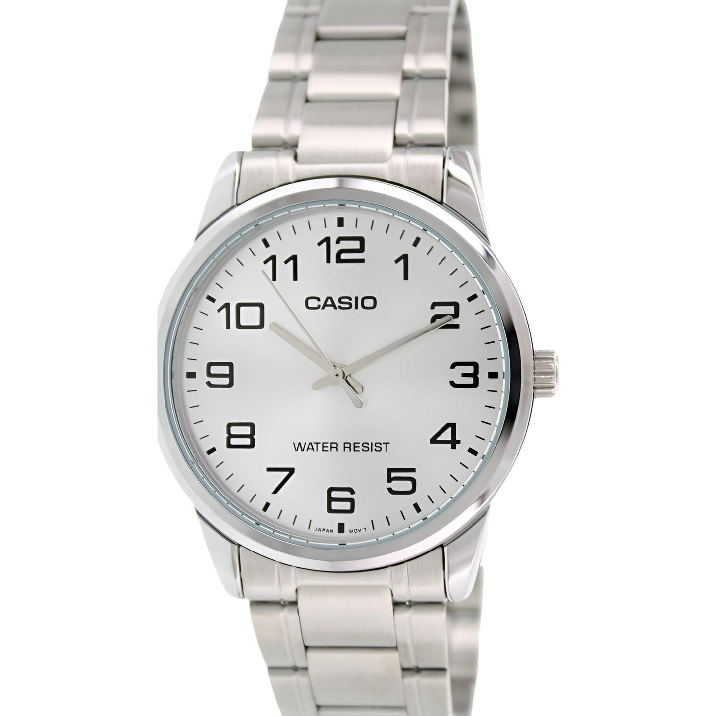Casio Men's Analog Quartz Silver Stainless Steel Watch MTP-V001D-7B