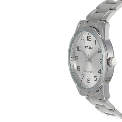 Casio Men's Analog Quartz Silver Stainless Steel Watch MTP-V001D-7B