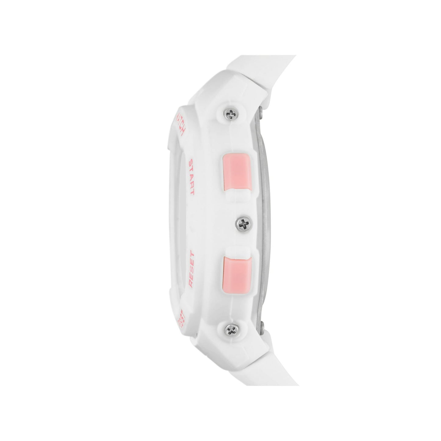 Time and Tru Women's White  Digital Sport Wristwatch (FMDOTT086)
