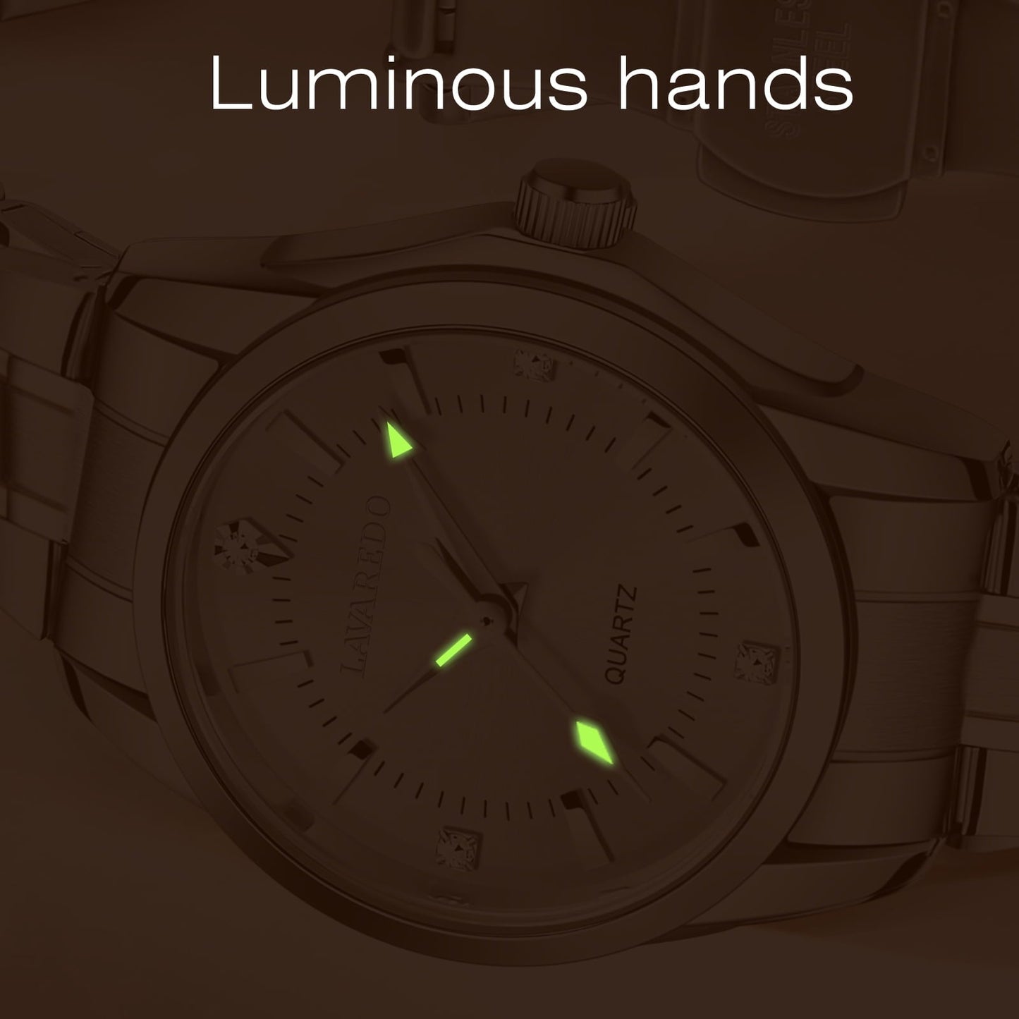 Bomieux Women Watch Quartz Lady Wristwatch with Solid Stainess Steel Band Luminous Pointer 3ATM Waterproof Watch Gift for Woman